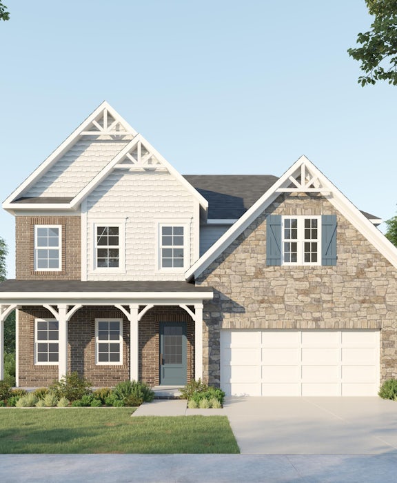 French Country - 2 Car Garage