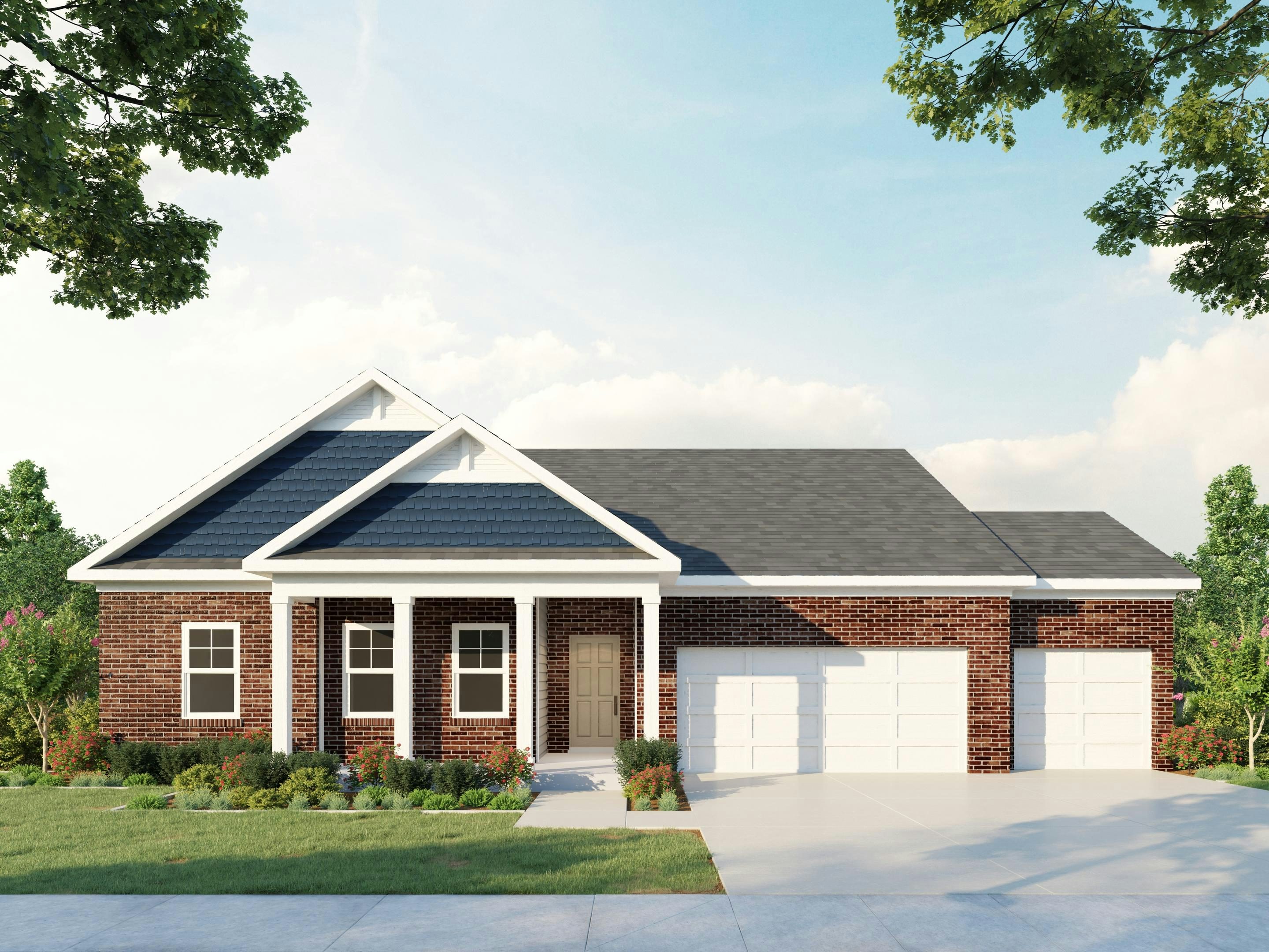 Farmhouse - 3 Car Garage