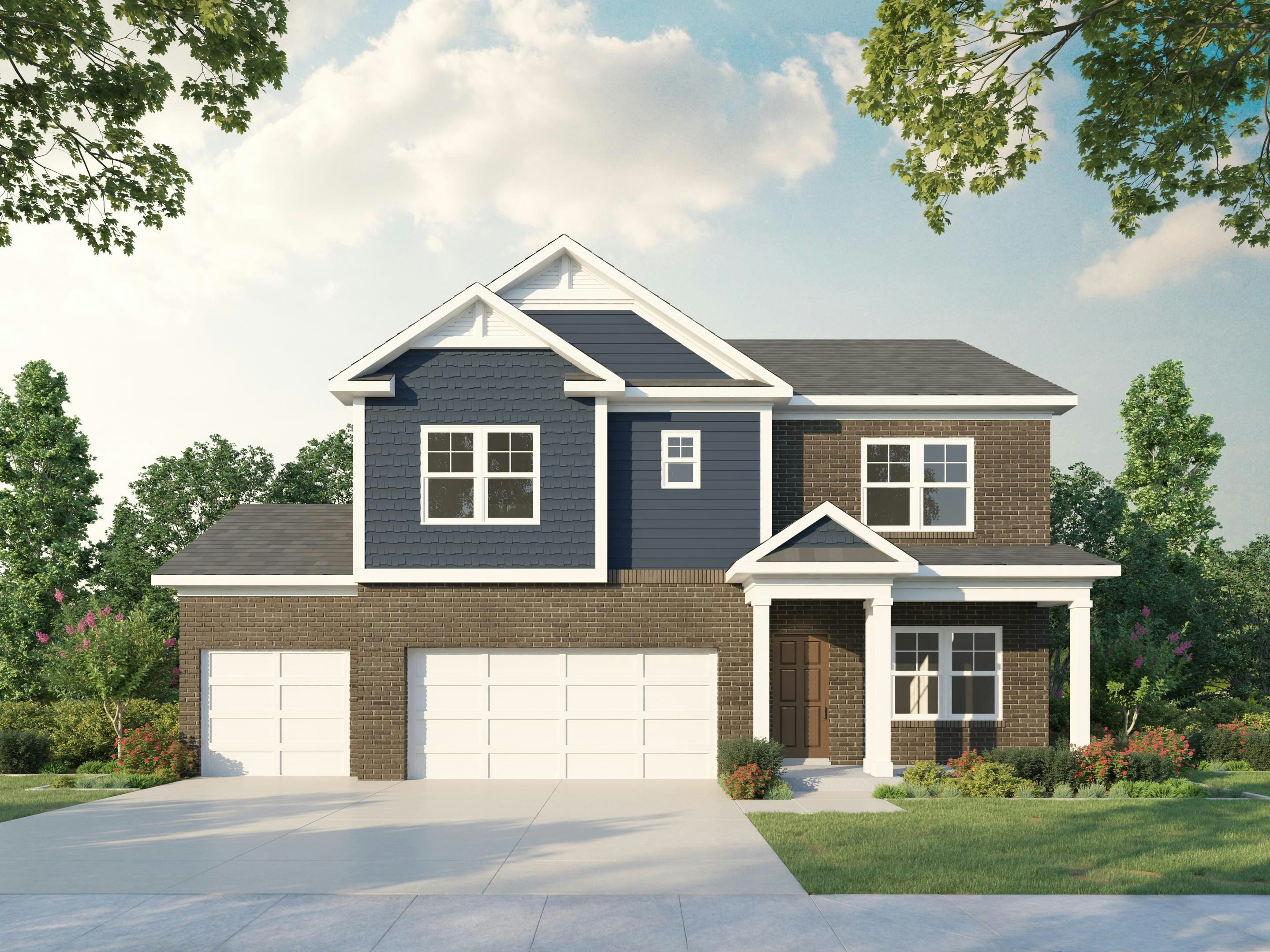 Farmhouse - 3 Car Garage