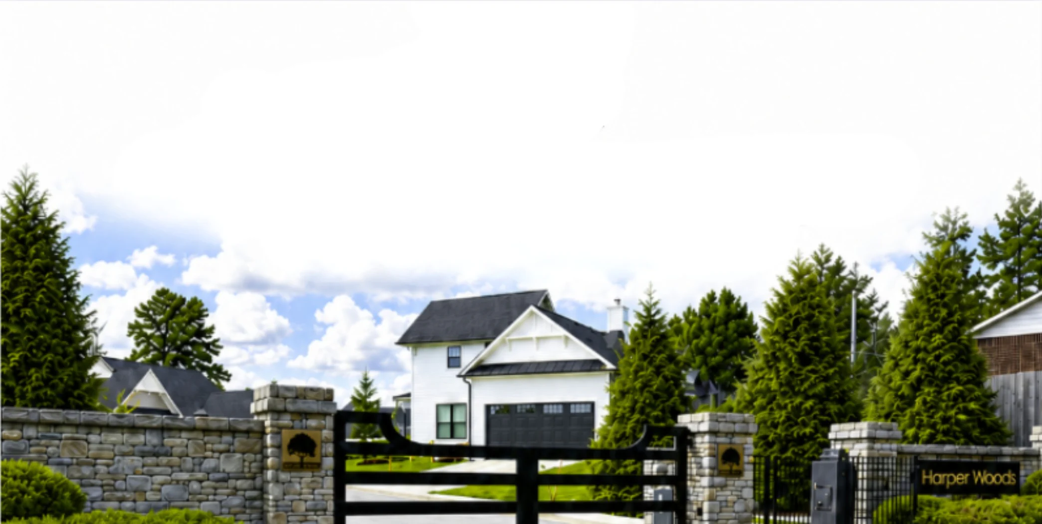 Harper Woods Front Gate