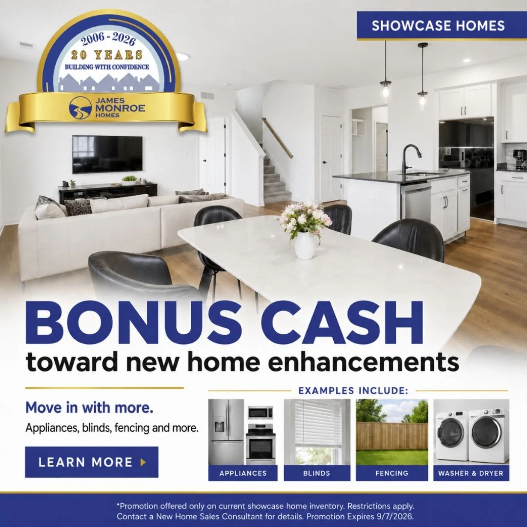 New Home Enhancements Bonus Cash
